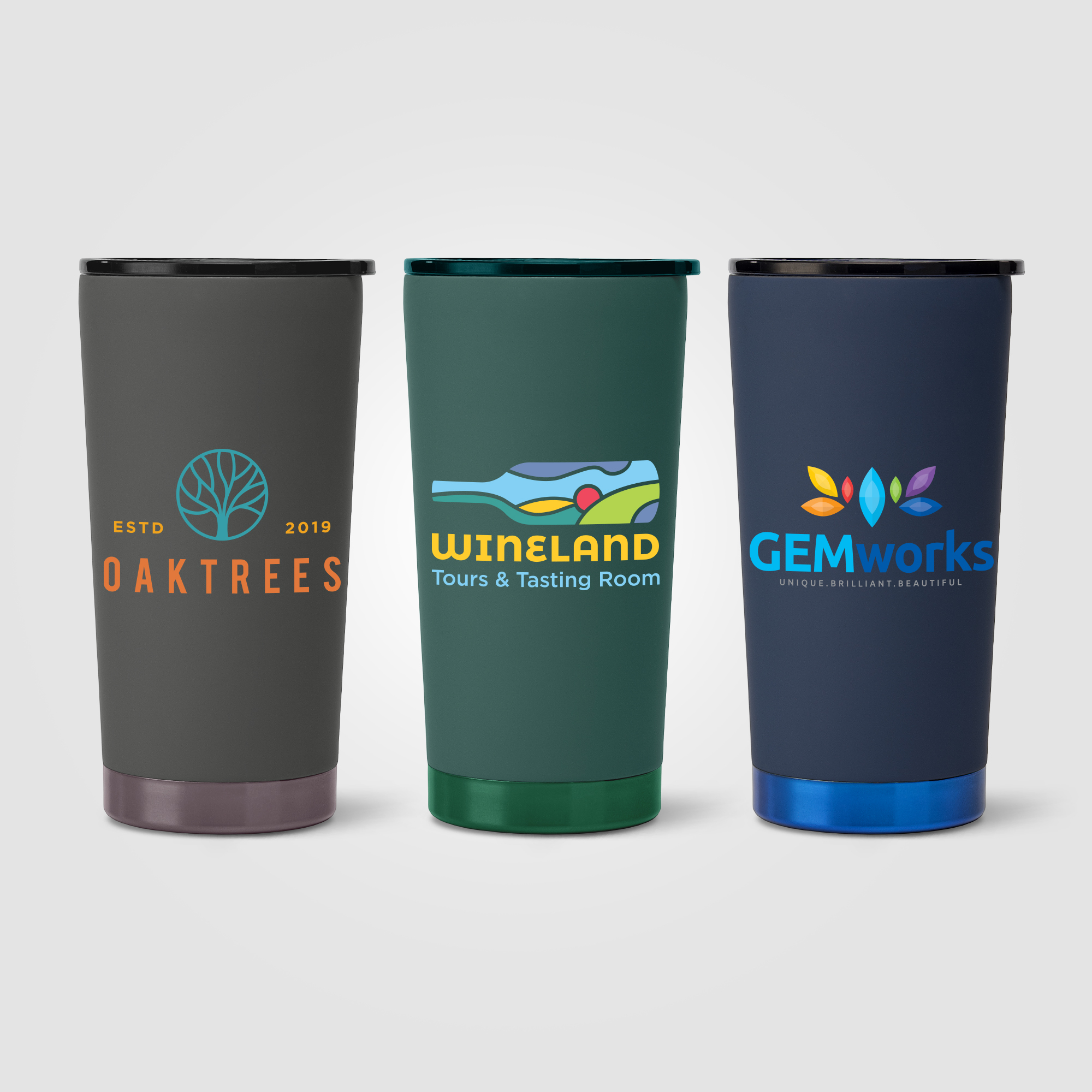 Whistler Monochrome - 18 oz. Double-Wall Stainless Tumbler