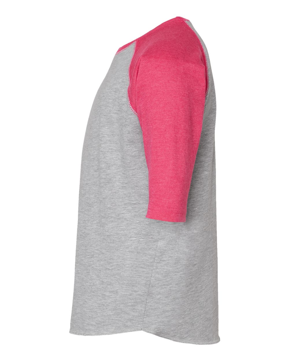 Youth Baseball Fine Jersey Three-Quarter Sleeve Tee - 6130 7