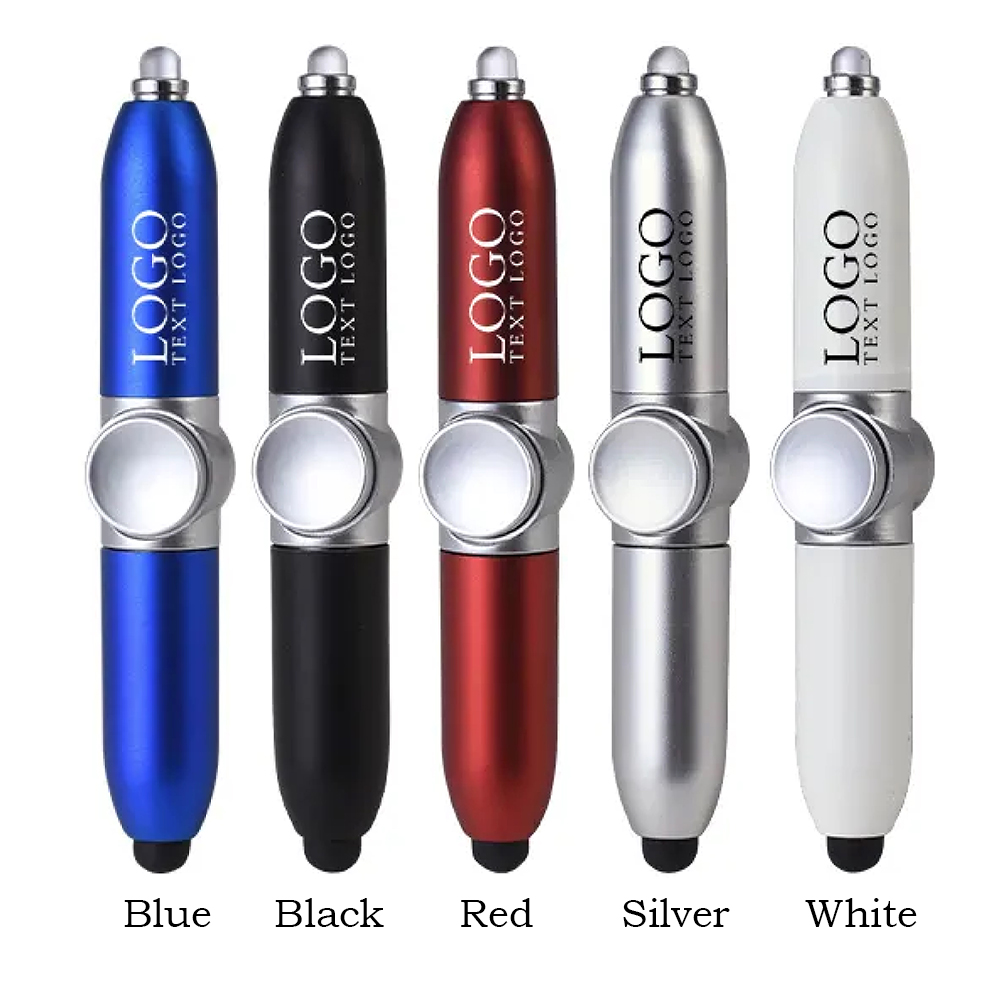 Promo Fidget Spinner Pen With Led Light 3