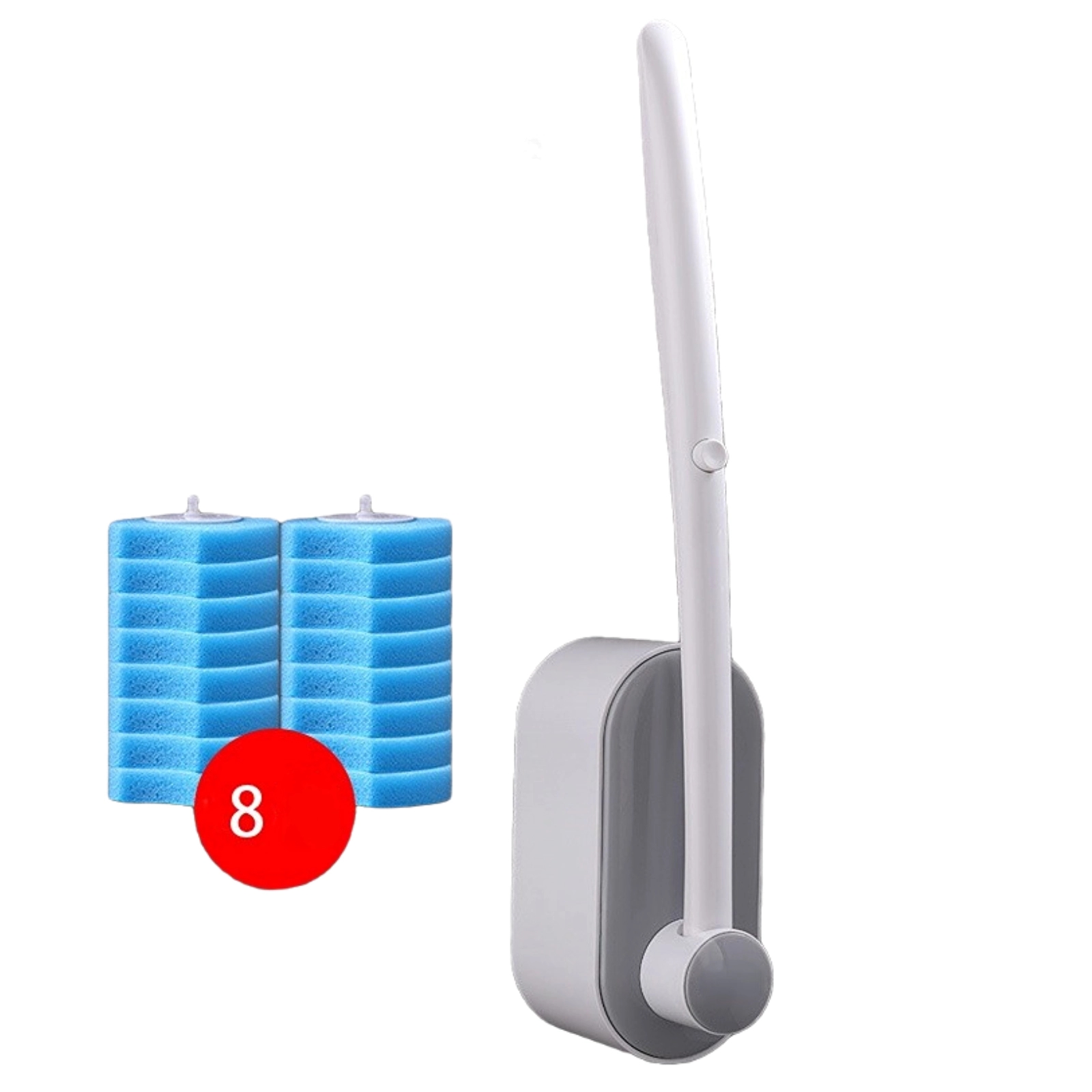 Disposable Toilet Brush Wall Mounted Set 3