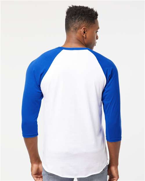 Unisex Fine Jersey Raglan T-Shirt - 245 148