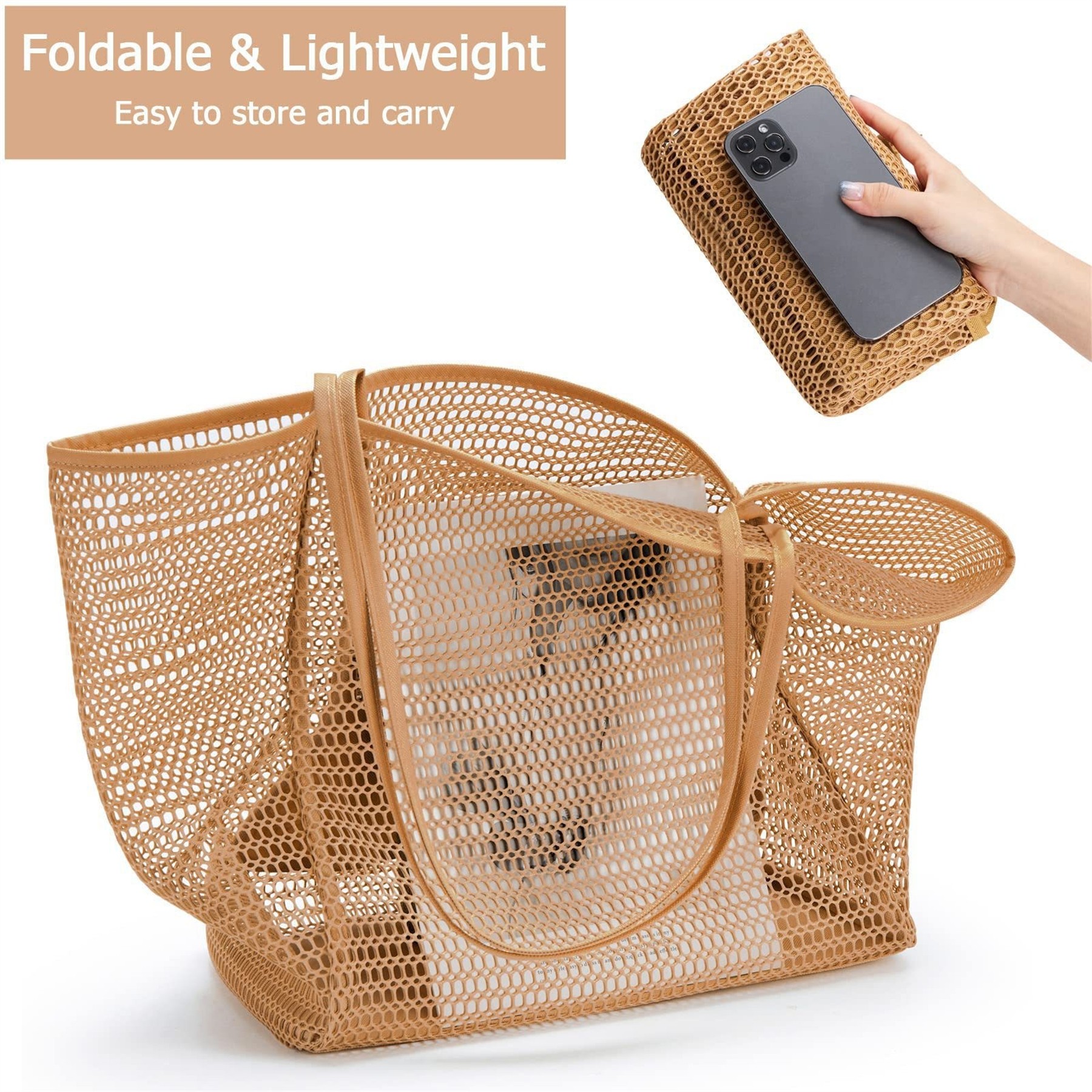 Mesh Beach Tote Bag 6