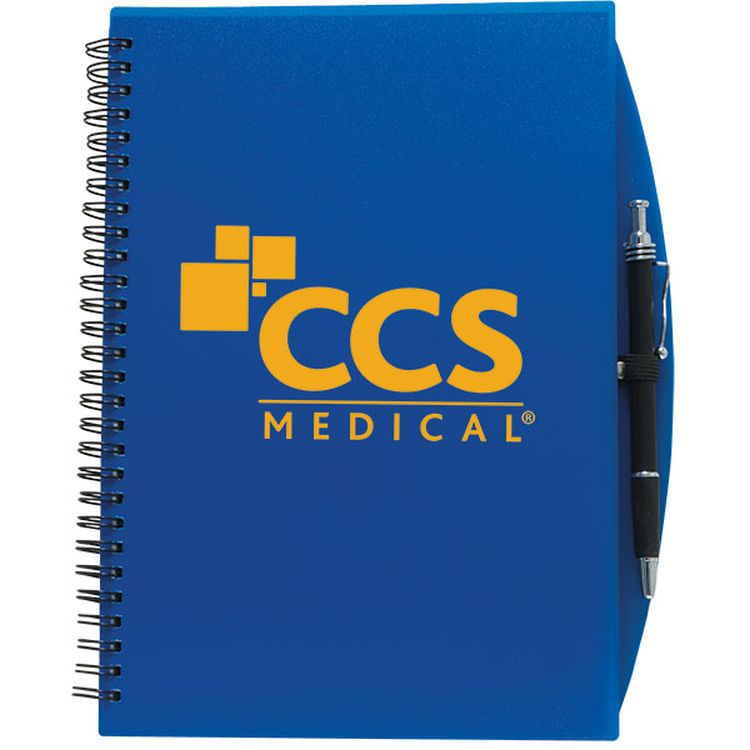 70 Sheet 5"x7" Poly Journal w/ Pen