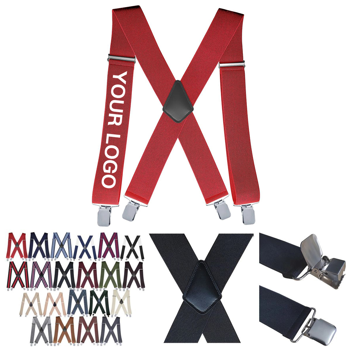 Classic X Back Suspenders for Casual or Formal Wear 14