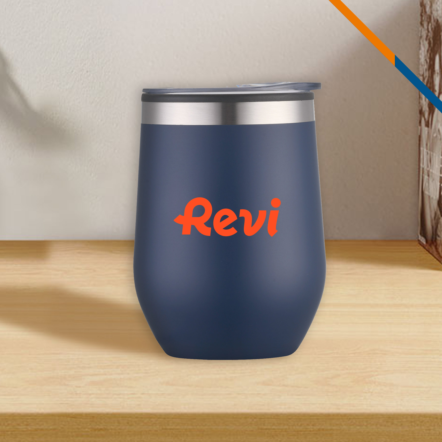 Nook Double Wall Vacuum Wine Cup - 12 OZ. 7