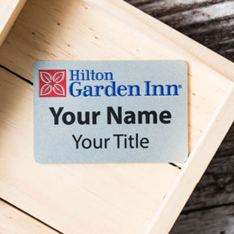 Custom Printed 2" X 3" Rectangle Name Badges 2