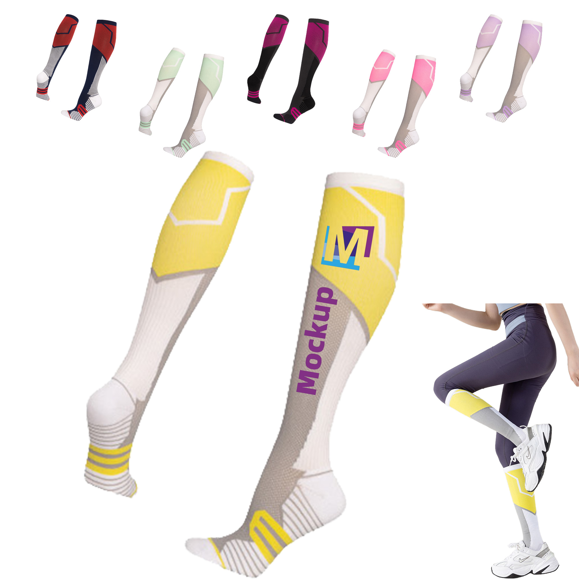 Women Running Compression Sock 3
