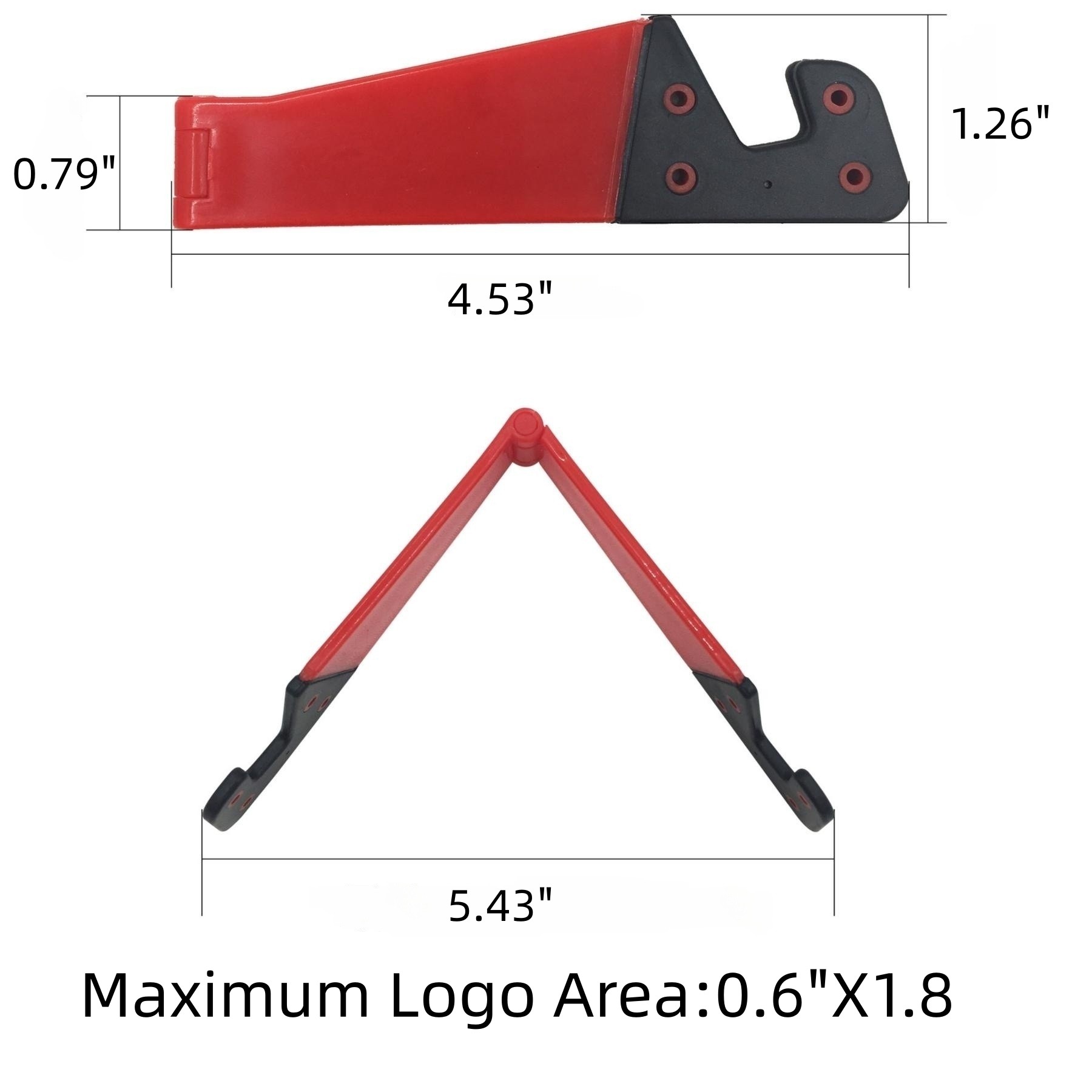V-Shaped Folding Bracket For Mobile Phone Tablet 2
