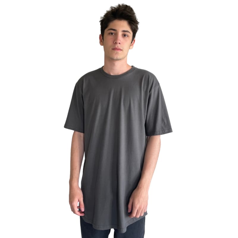 Next Level Apparel Men's Cotton Long Body Crew 15