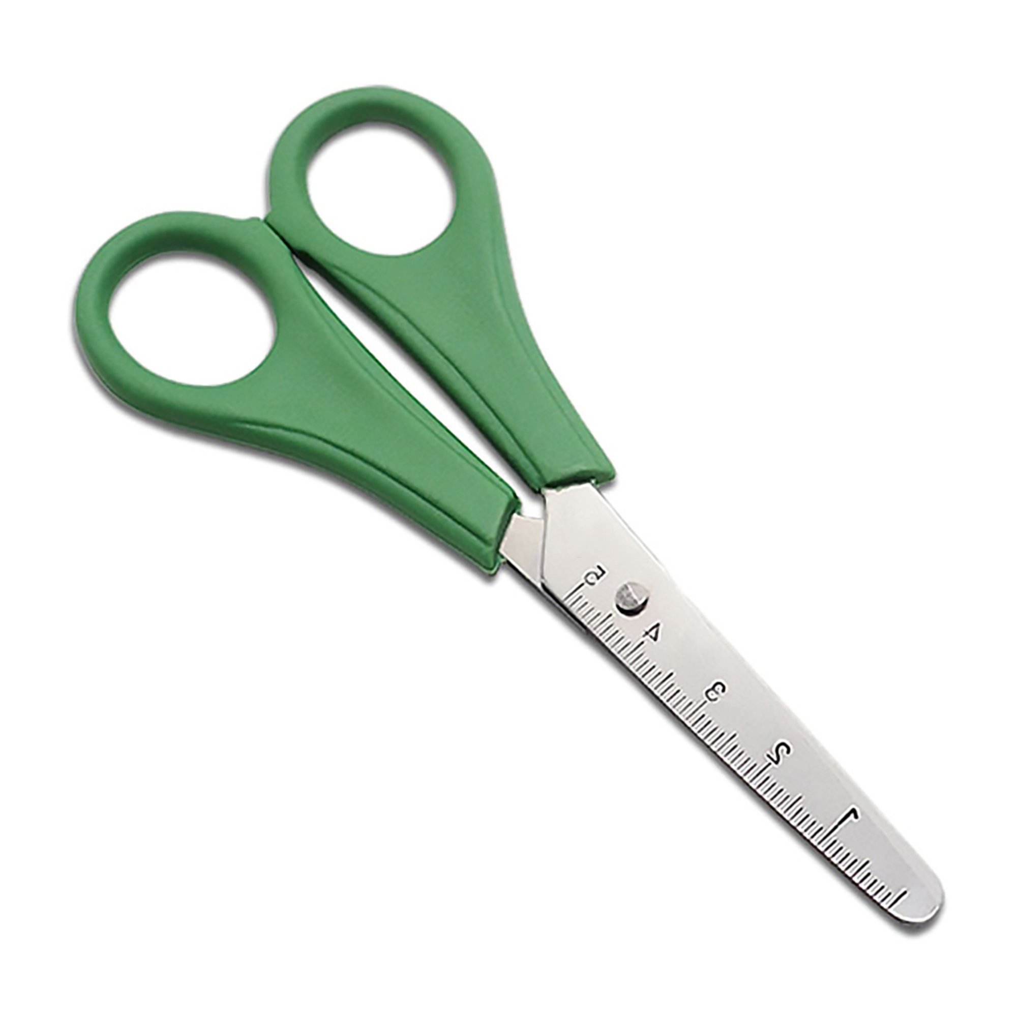 Polypropylene Safety Scissorts w/Ruler 2