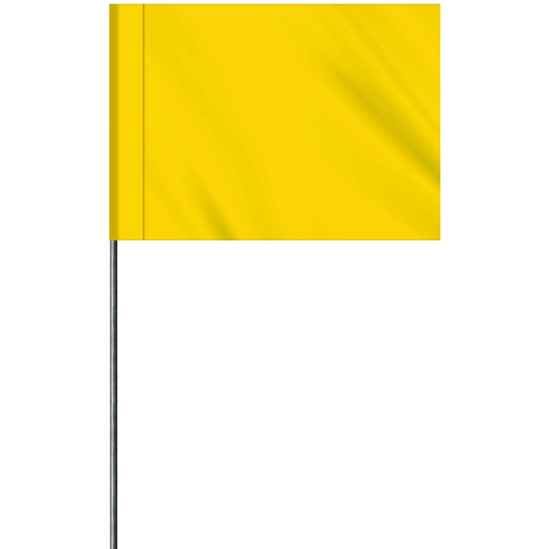 1-Color 2.5" x 3.5" Custom Vinyl Marking Flag with 11.5" Wire 15