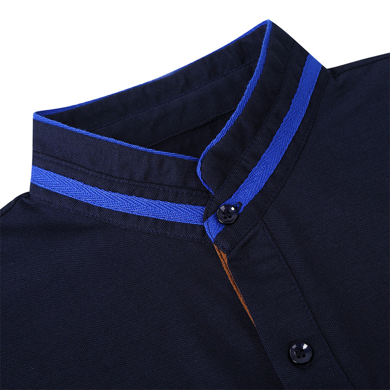 Paul Lapel Long Sleeve Polo T-Shirt 7