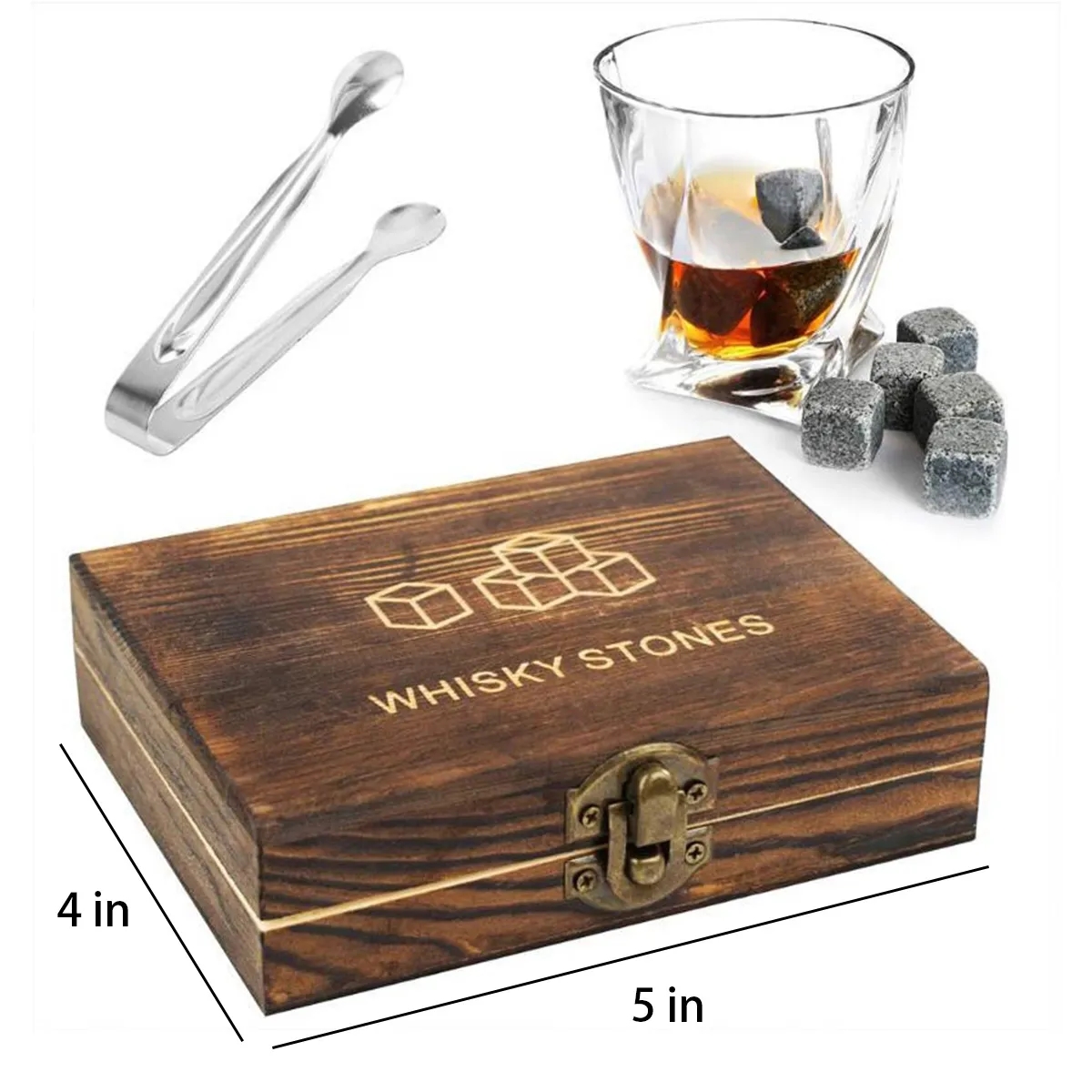 Recyclable Chilling Rocks Ice Wine Stones Frozen Set 3
