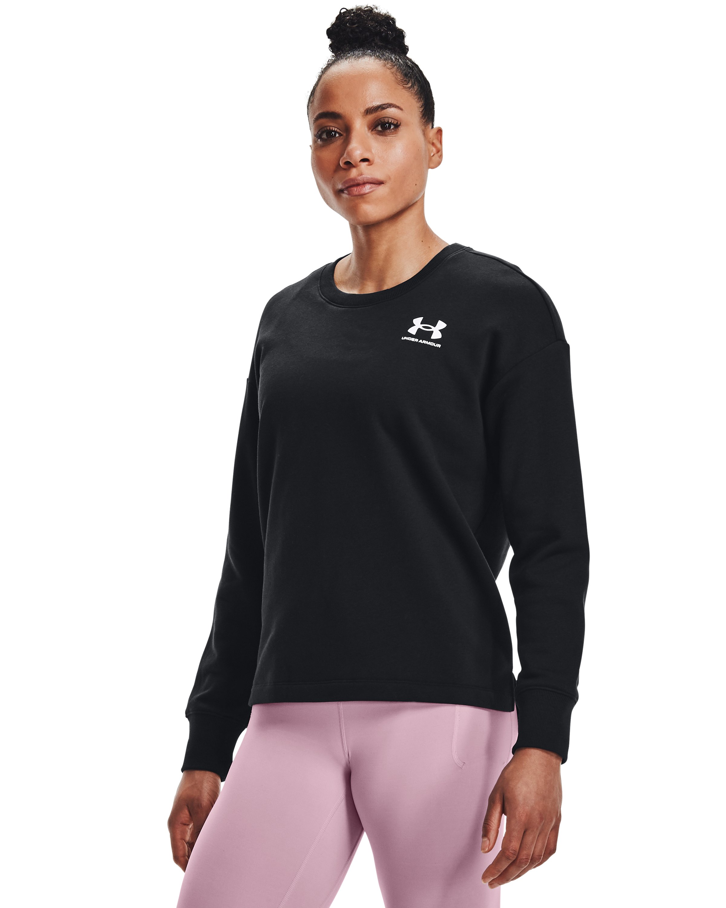 UA Rival Fleece Women's Oversized Crew 10