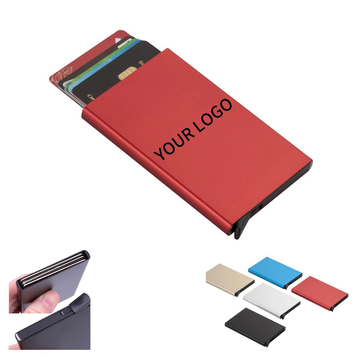 Aluminum RFID Protection Card Wallet 4