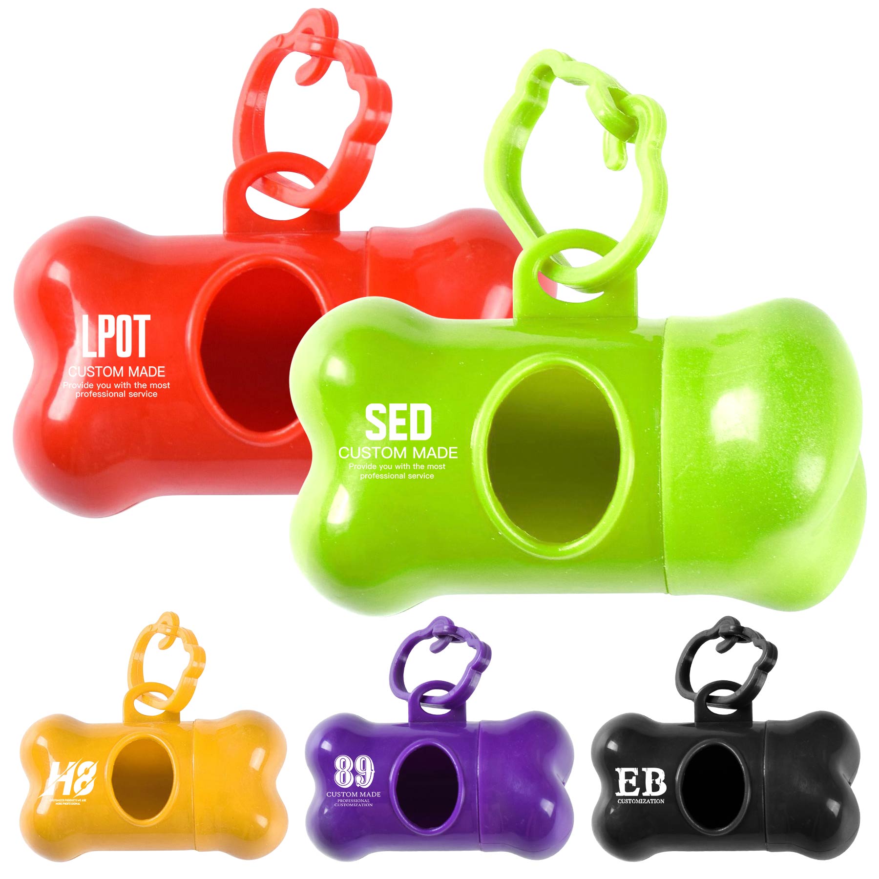 Pet Waste Bags Bone Shaped Dispensers 2