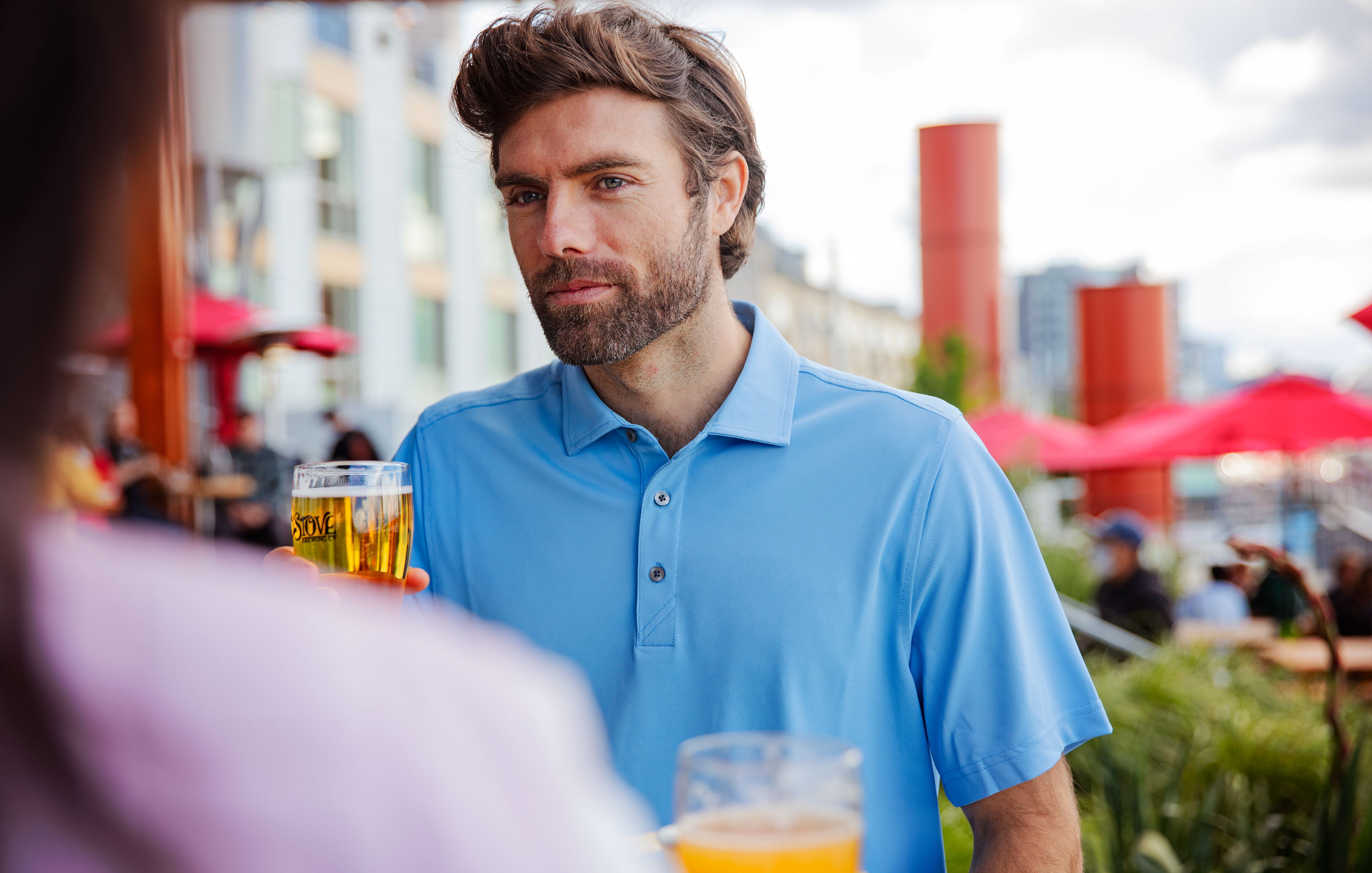 Cutter & Buck Virtue Recycled Featherlight Pique Mens Polo 3