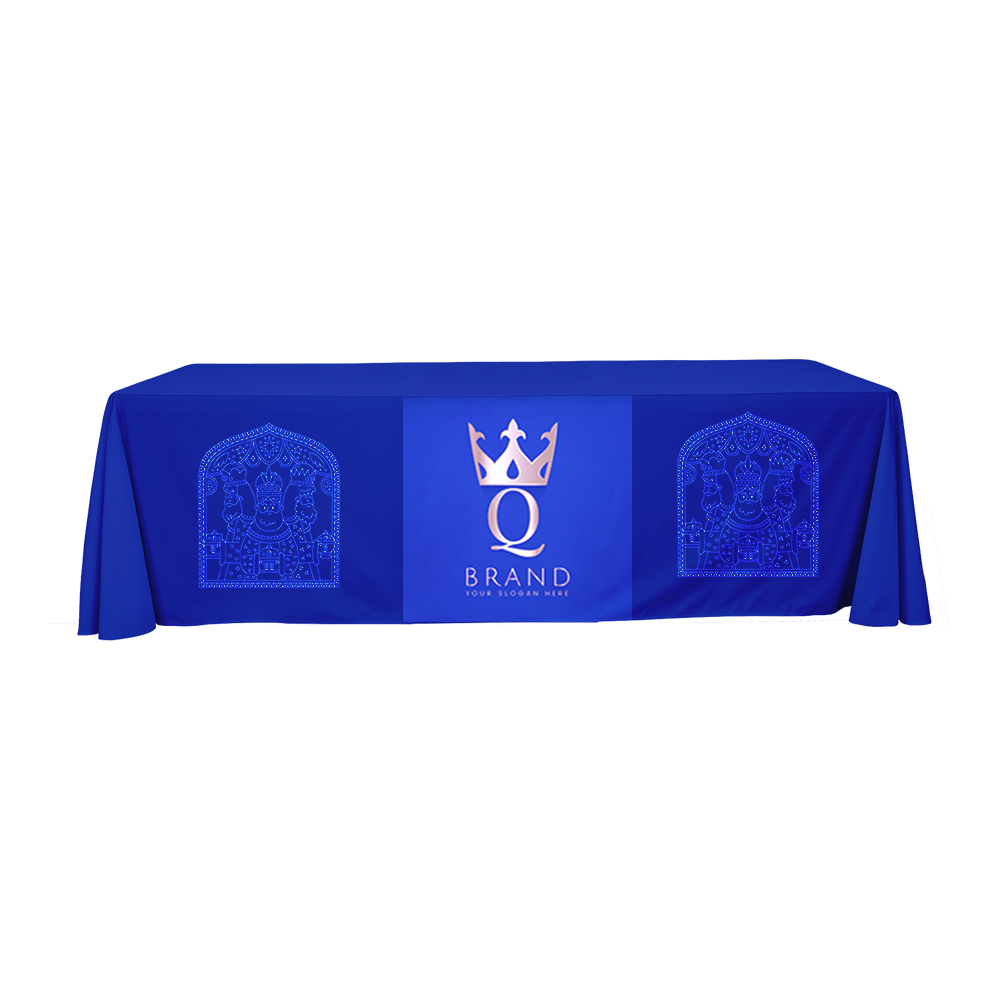 8' Monza™ Tablecloth, Blank No Imprint 2