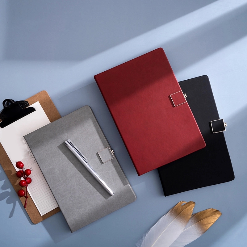 PU Leather A5 Business Travel Journal Diary Notebook 10
