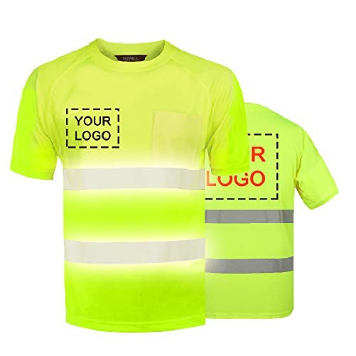 High Visibility T Shirt with Two Reflective Stripes 1
