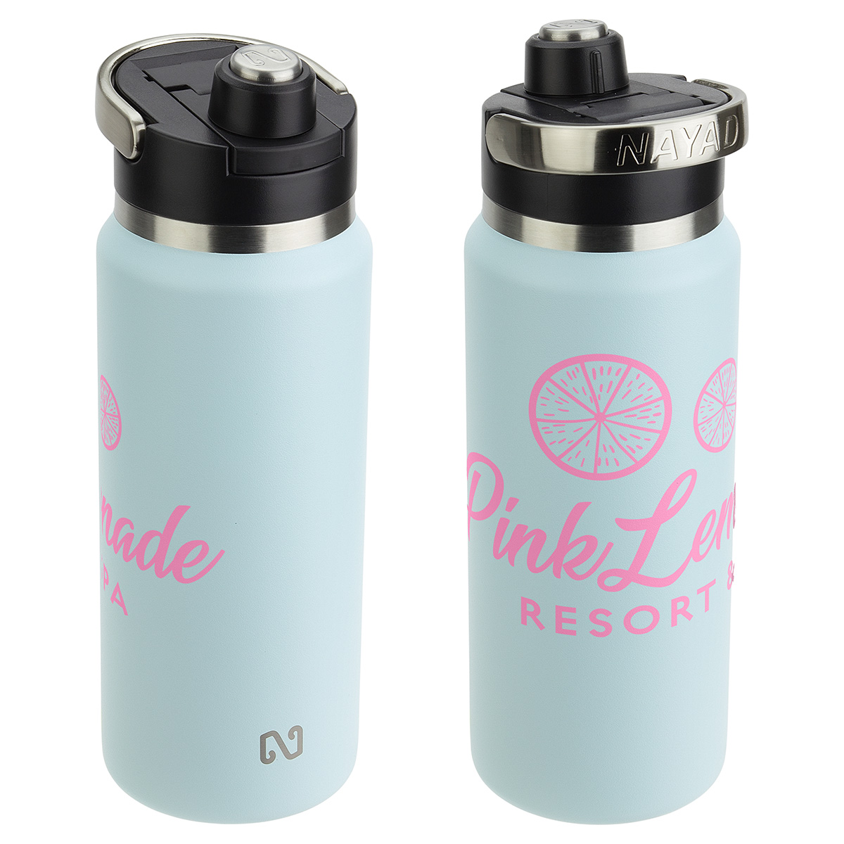 NAYAD® Traveler 26 oz Stainless Double-wall Vacuum Insulated Bottle with Twist-Top Spout 31