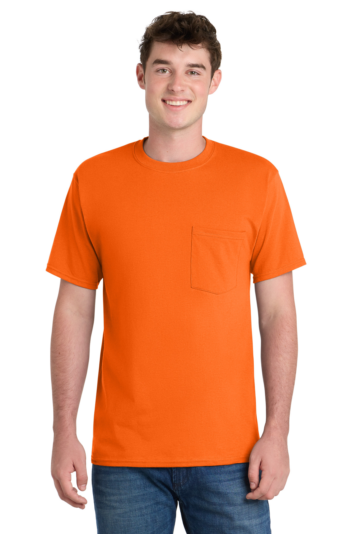 Port & Co Essential Pocket Tee. PC61P 102