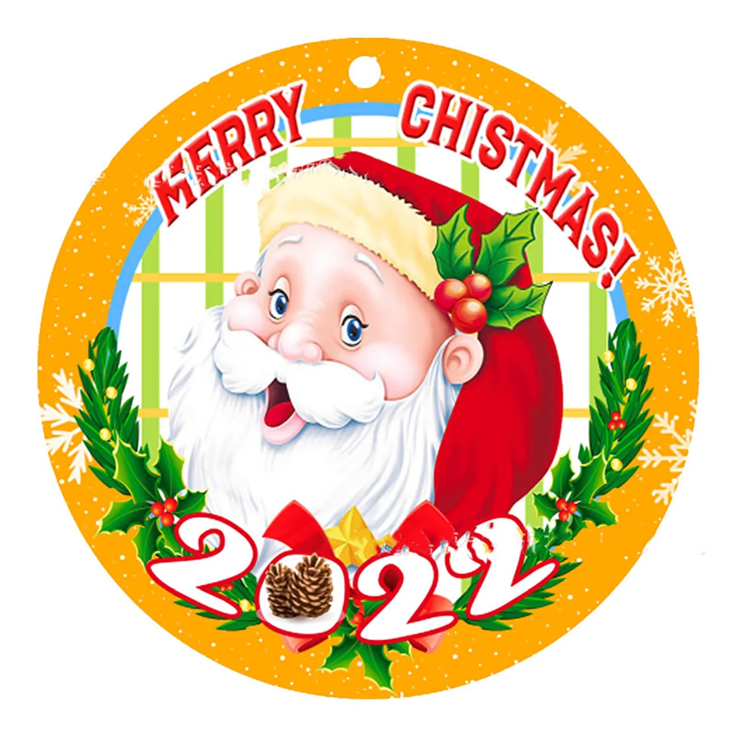 Matte Ceramic Craft Hanging Festival Ornaments 1