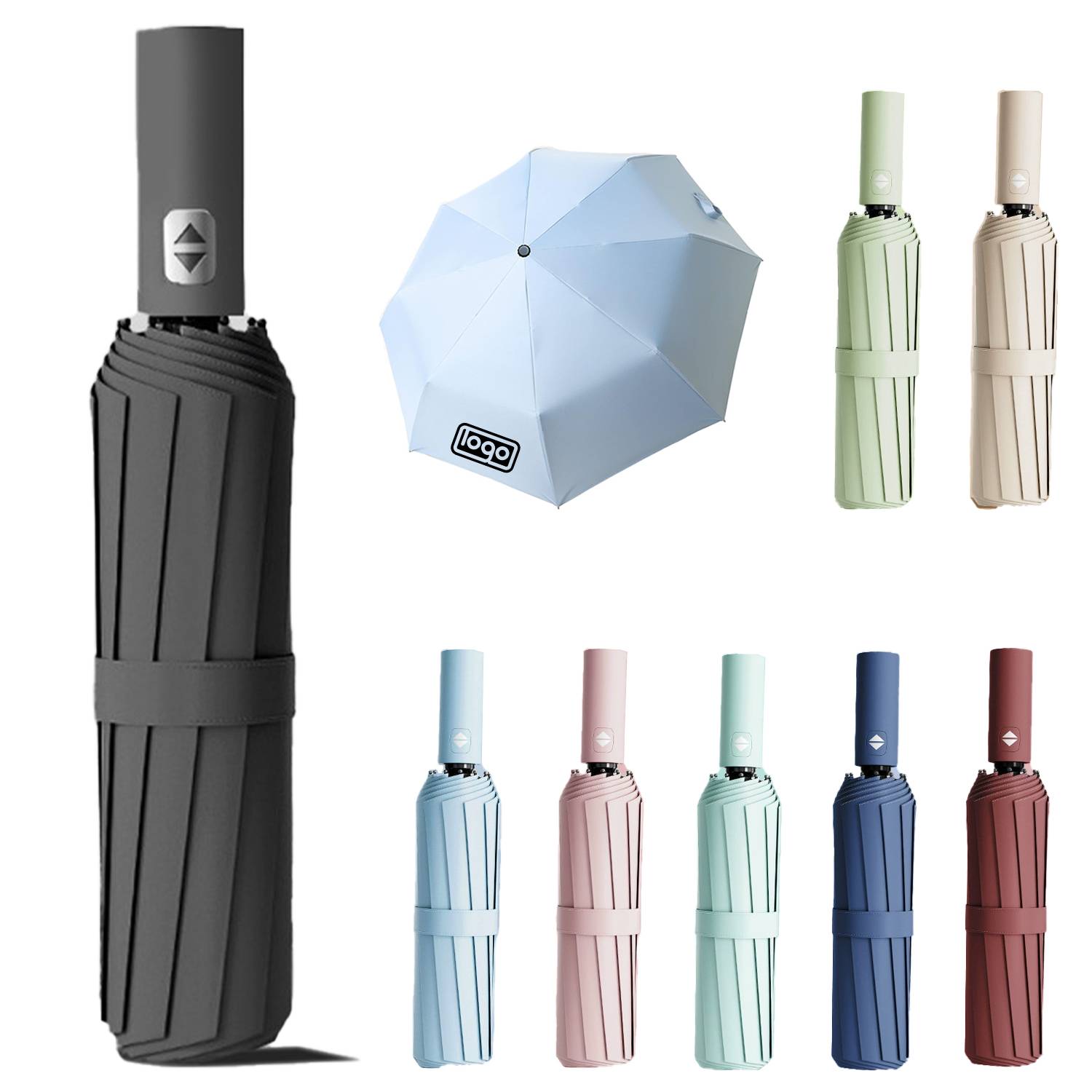 Automatic Folding UV Protection Travel Umbrella 2