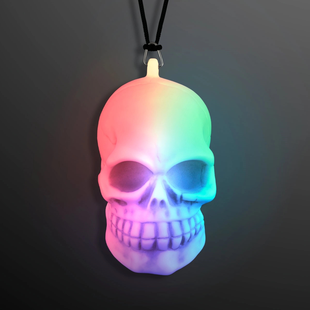 LED soft skeleton skull bead necklace 3