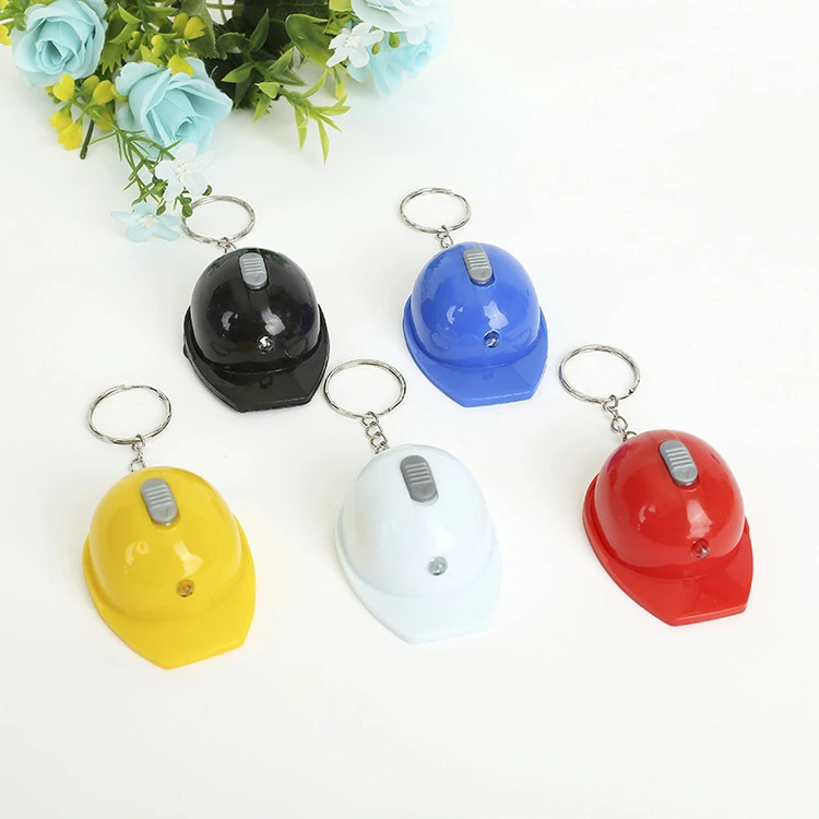Mini Multi-functional Helmet Flashlight Building Key Chain 1