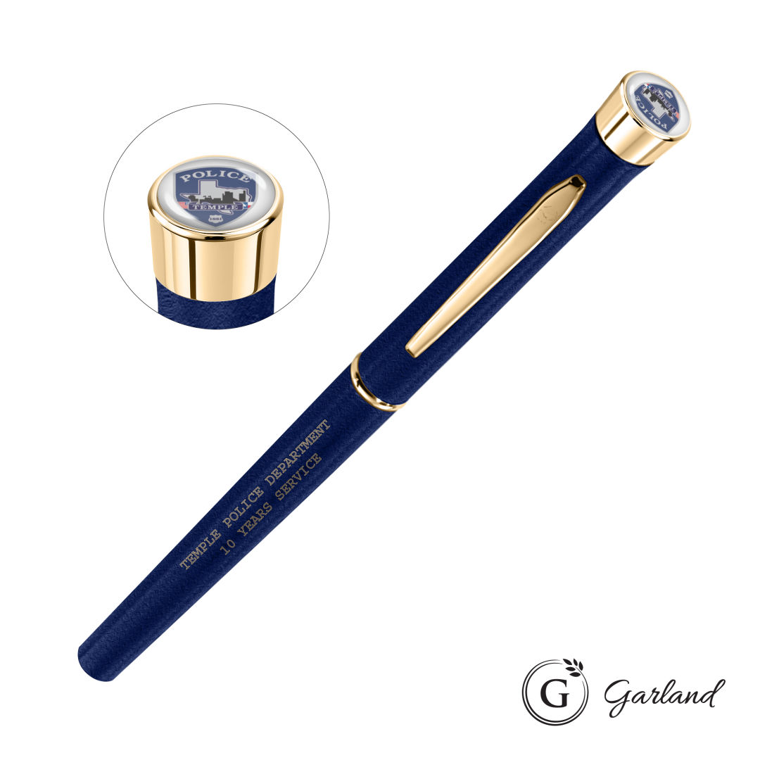 Garland® Tactical Custom Textured Rollerball Pen - Gold 1