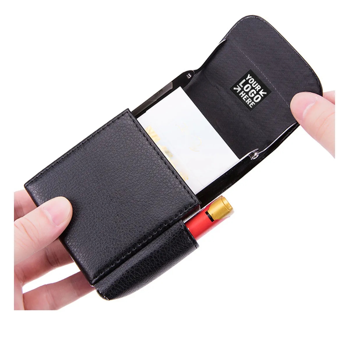 Leather 100s Cigarette Purse Case Holder 3