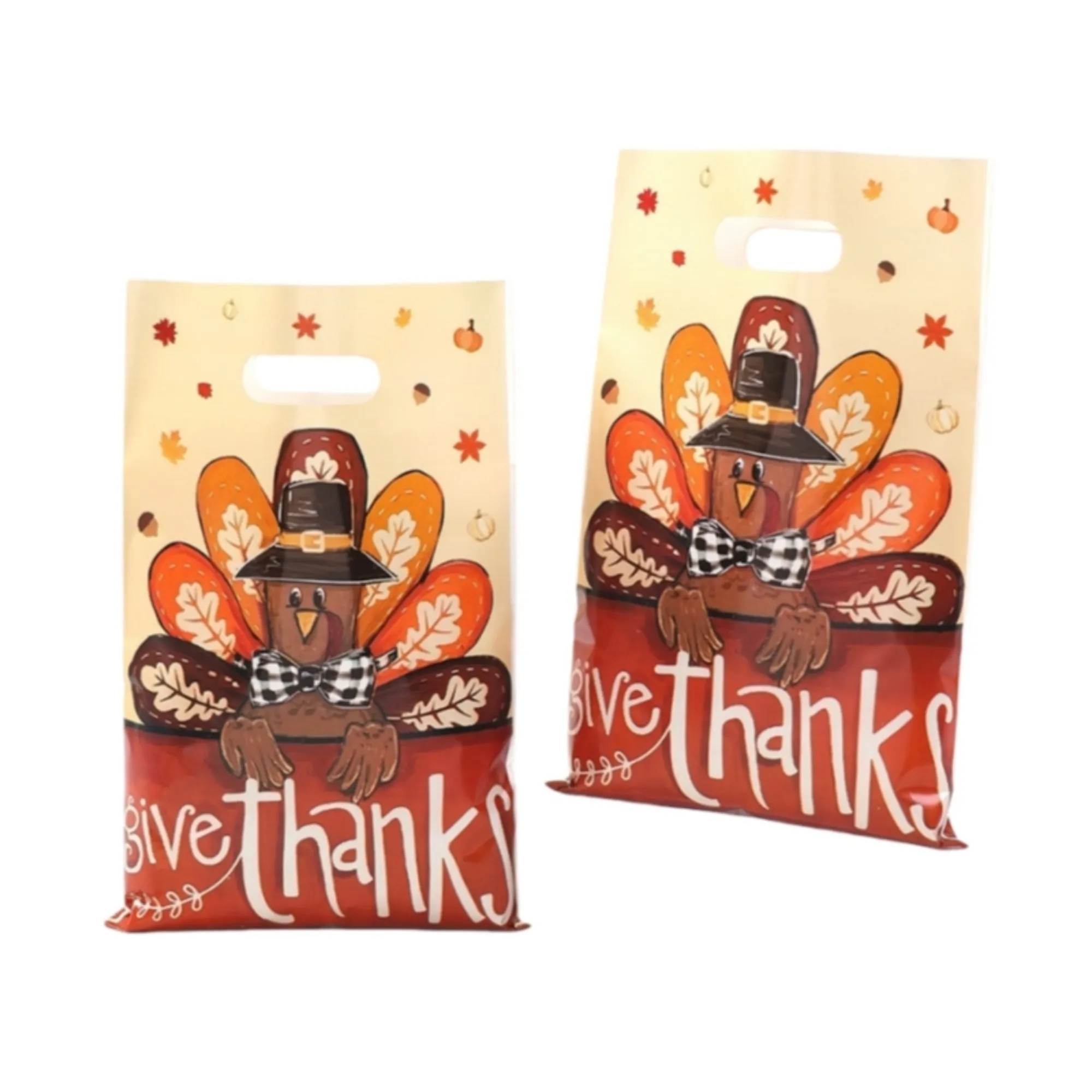Thanksgiving Themed Gift Bag Favor Pouch 6