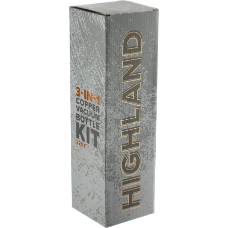 Highland 3-in-1 Copper Vacuum Bottle Kit 32oz 117