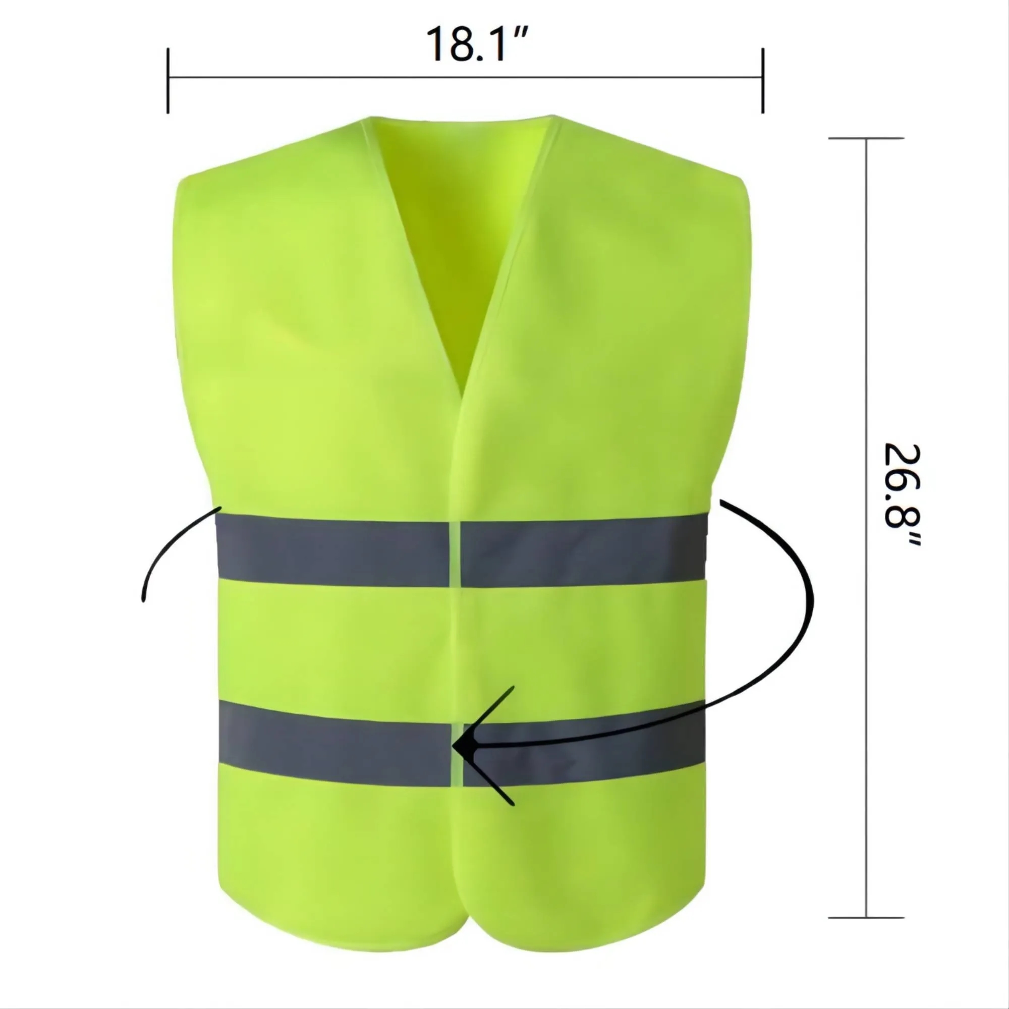 Safety Vest with Reflective Strips 3