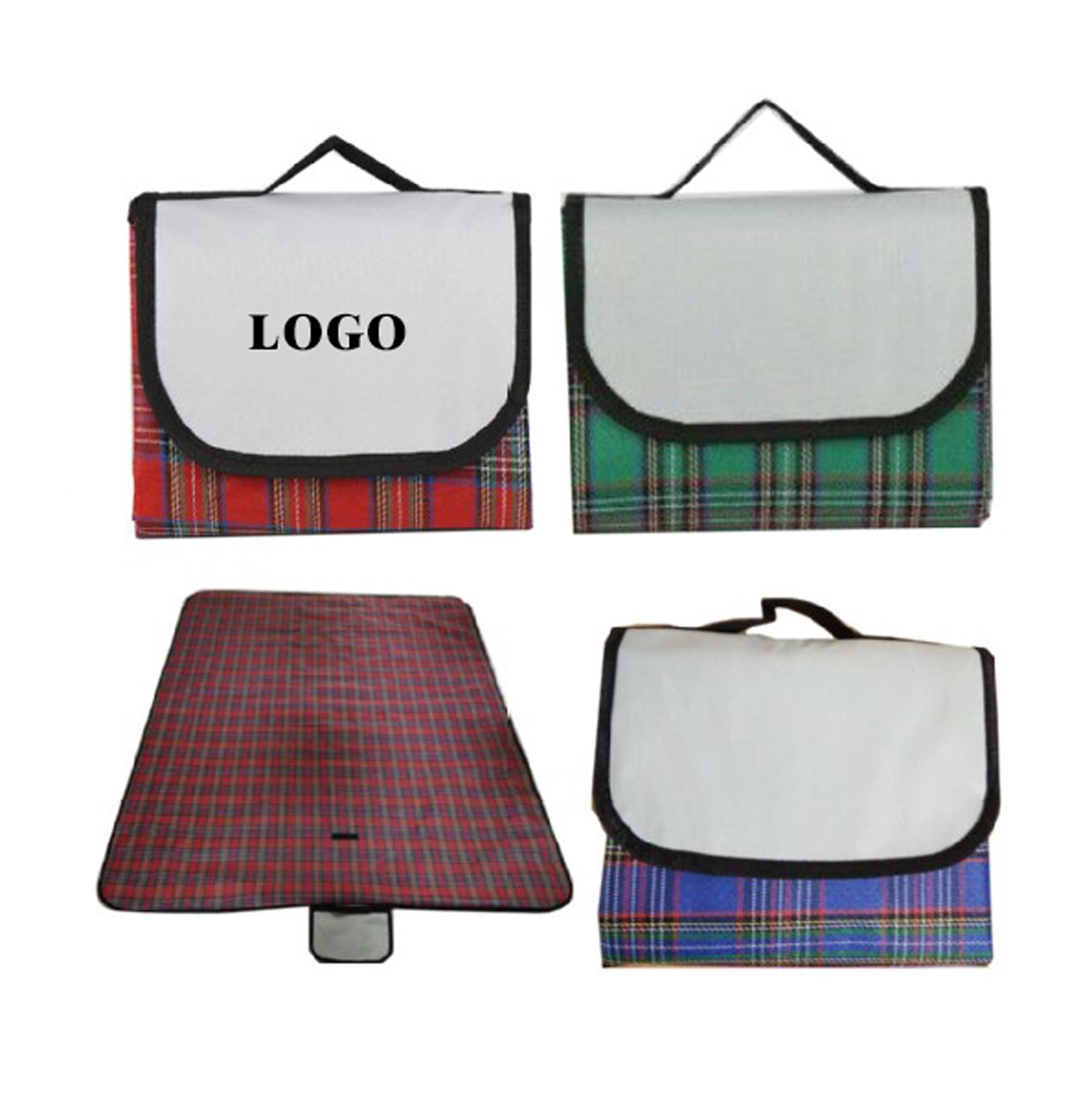 Outdoor Waterproof Gingham Picnic Mat