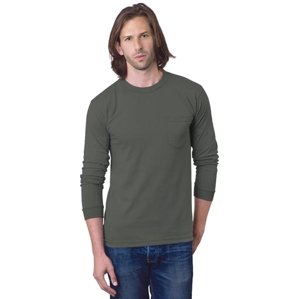 Unisex Pocket Long Sleeve Crew 4