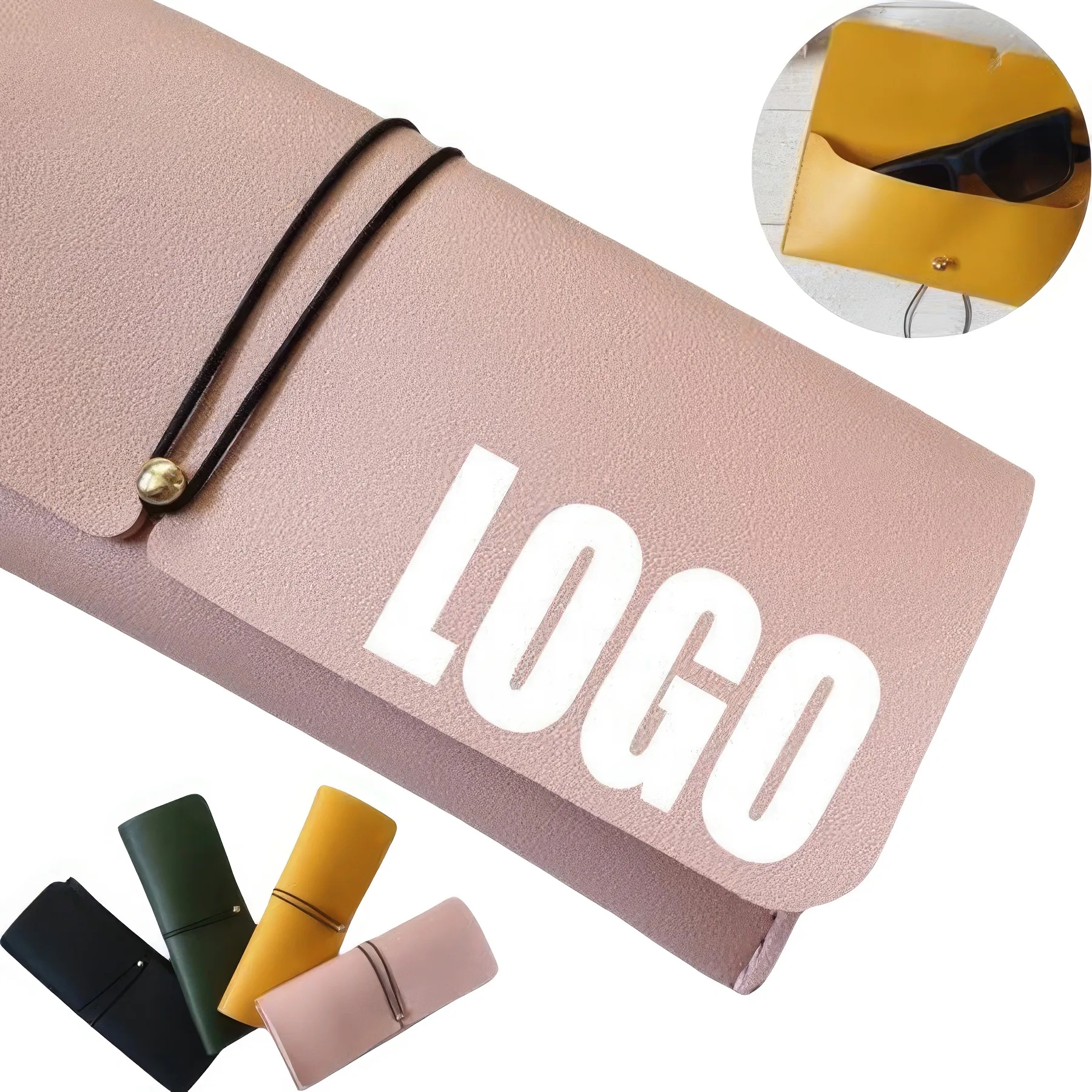 PU Leather Glasses Organizer Bag & Sunglasses Pouch Case 2