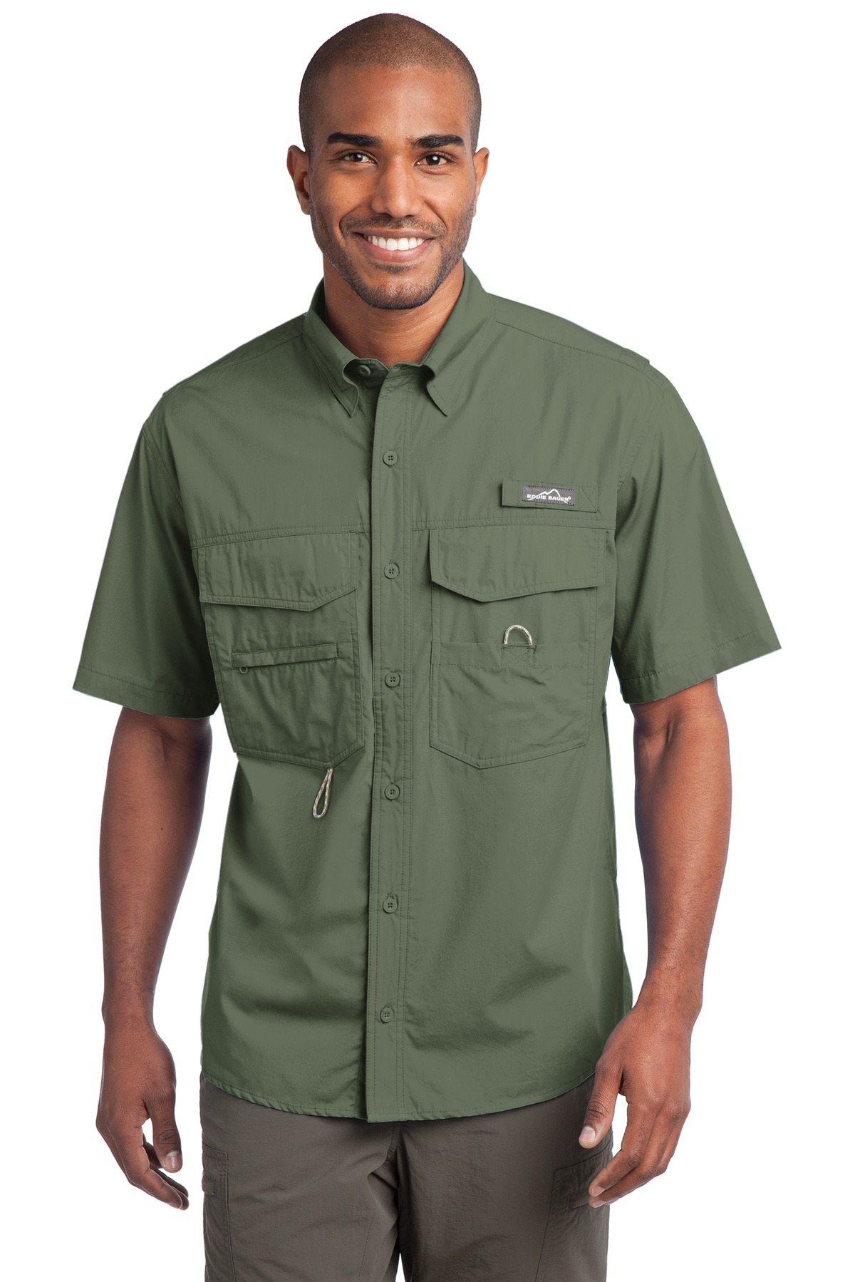 Eddie Bauer - Short Sleeve Fishing Shirt. EB608 5