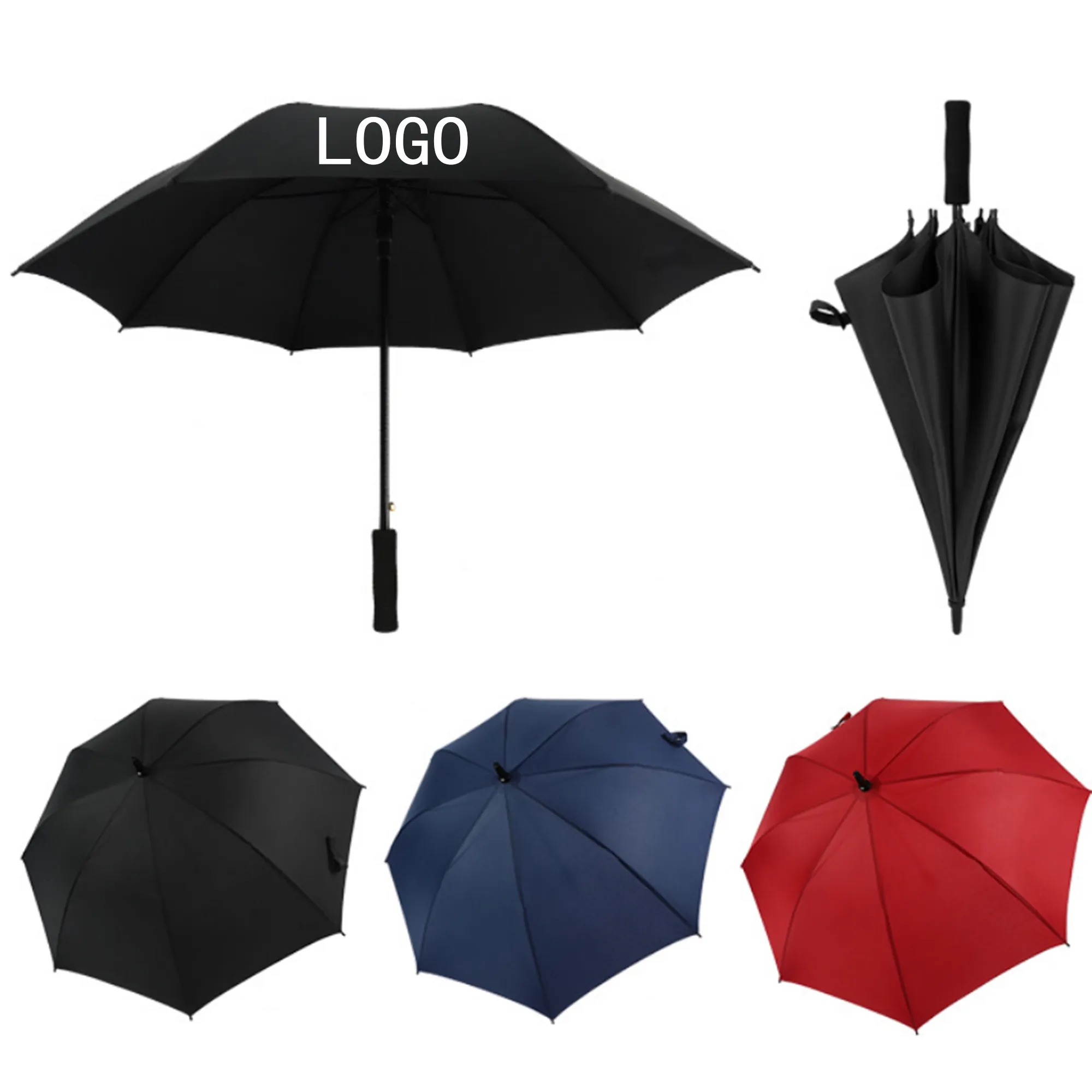 Hotel 48" Auto Open Straight Umbrella 3