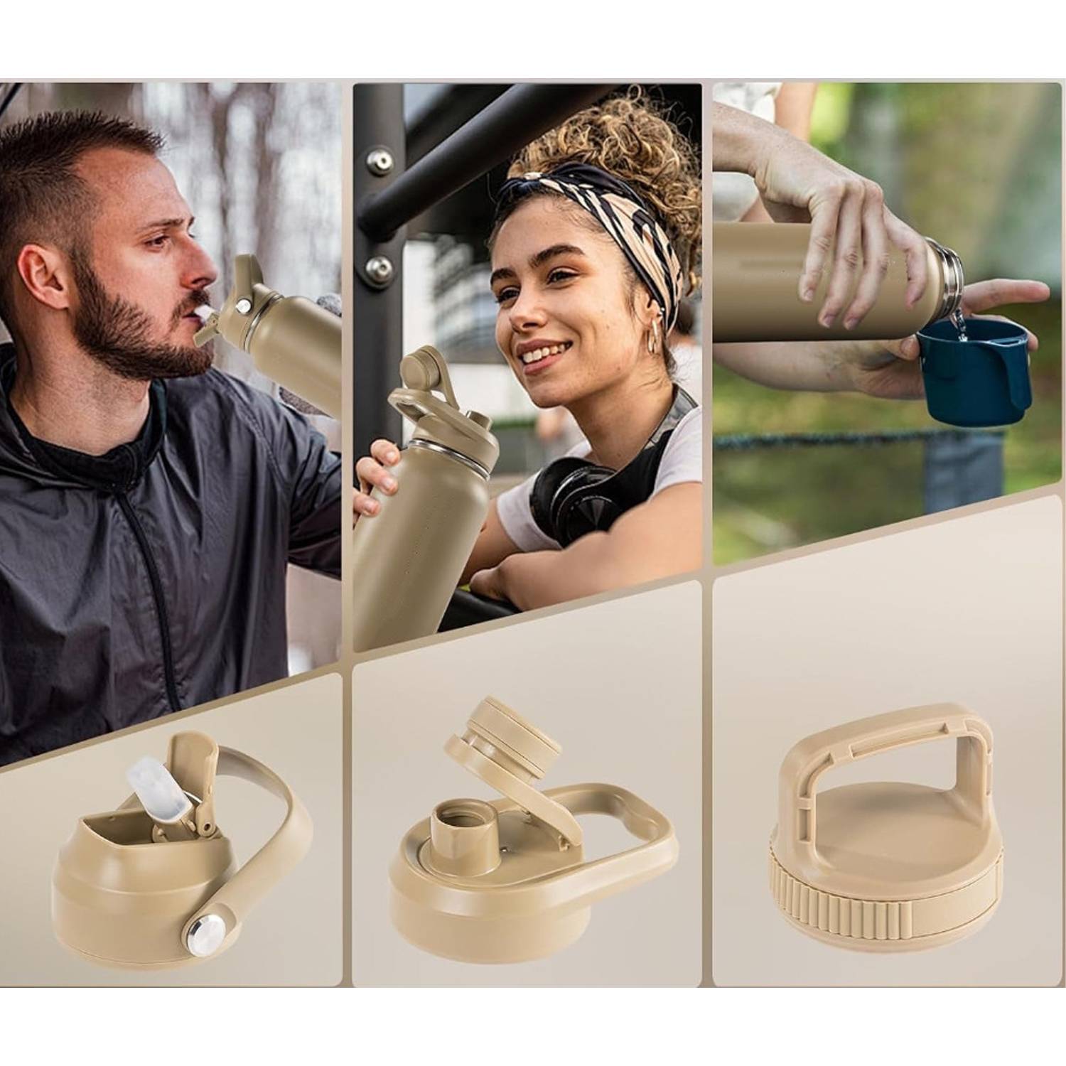 32OZ Knitted Water Bottle Sleeve 2