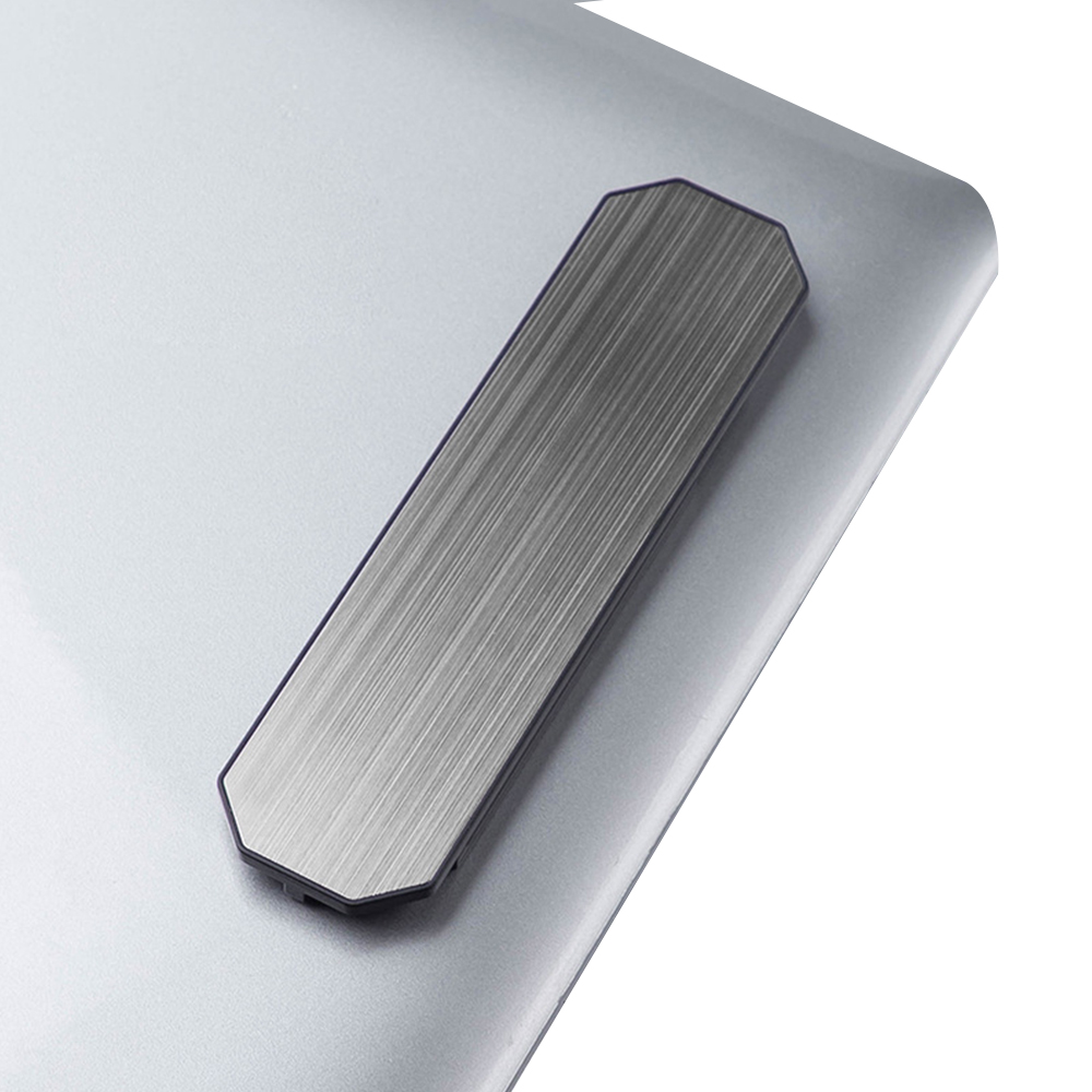 Striped portable plastic magnetic adhesive computer phone stand 4