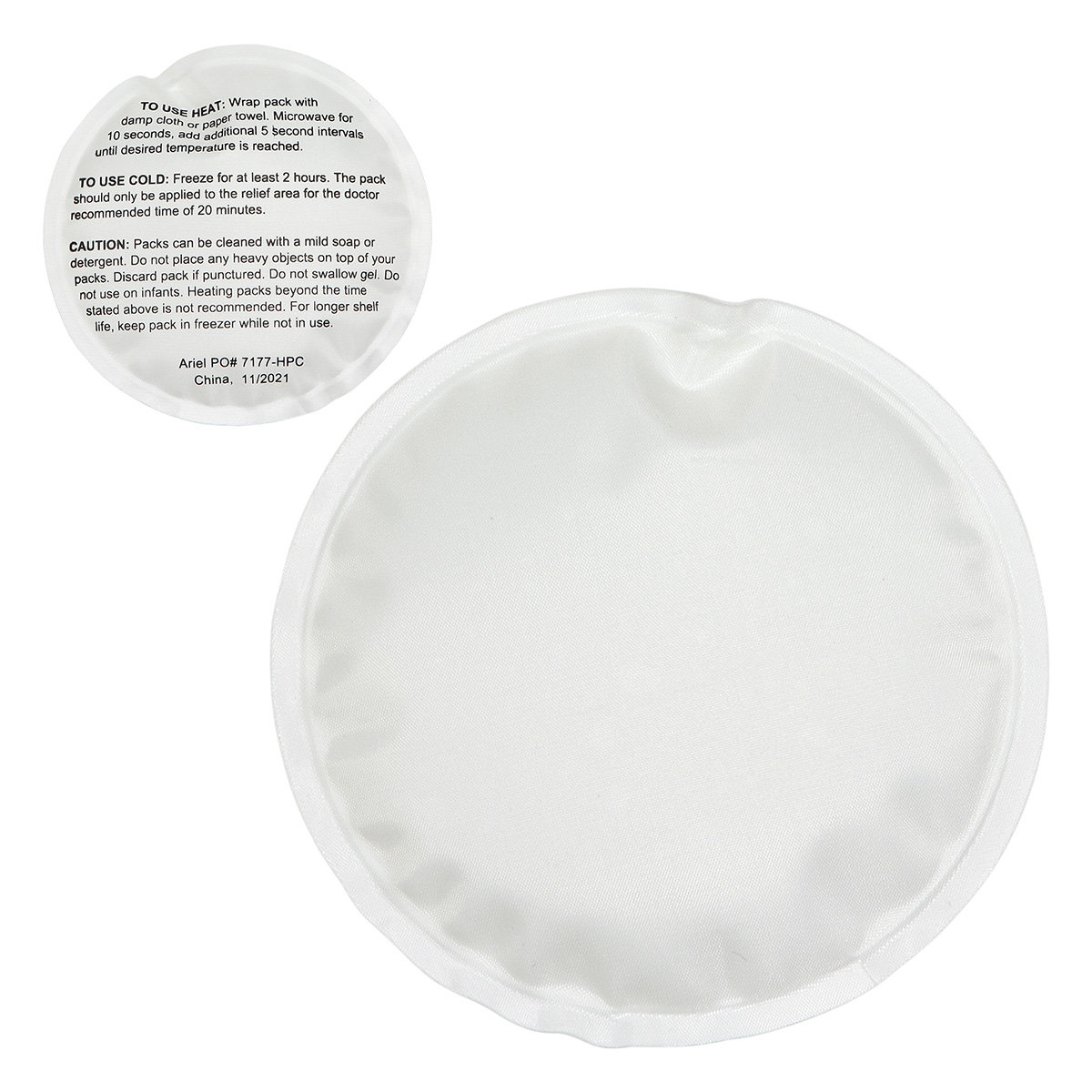 Round Nylon-Covered Hot/Cold Pack 5