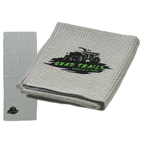 Gridiron 12" x 32" Waffle Microfiber Sports Towel 6