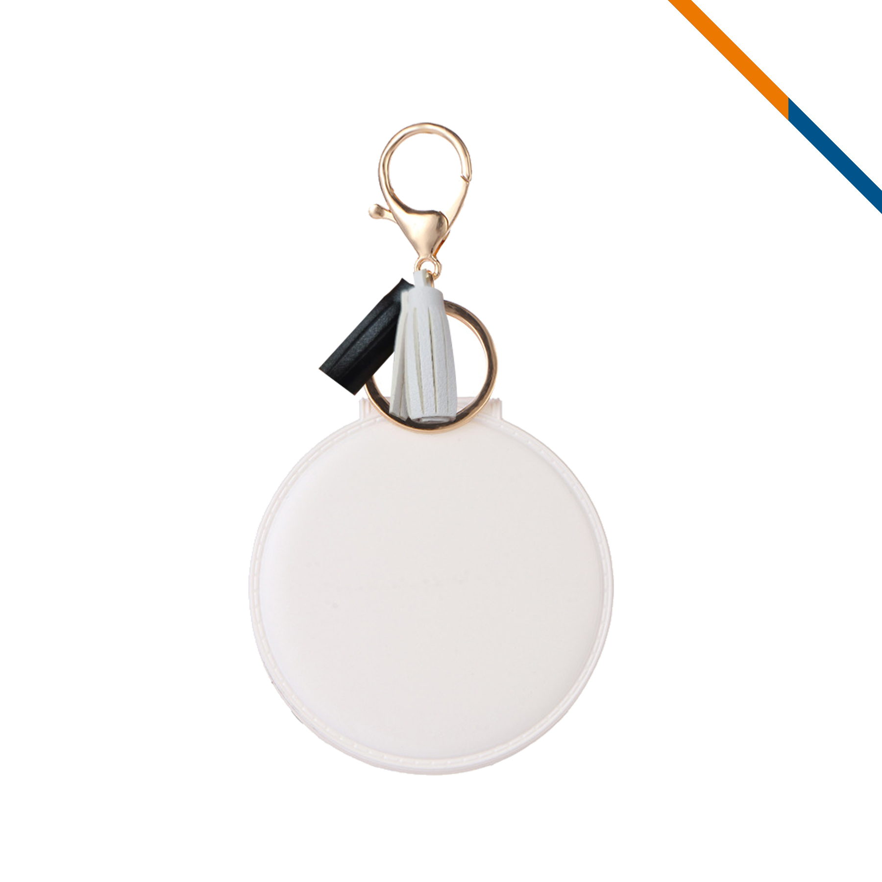 KeyGlow PU Leather Keychain Compact Mirror 11