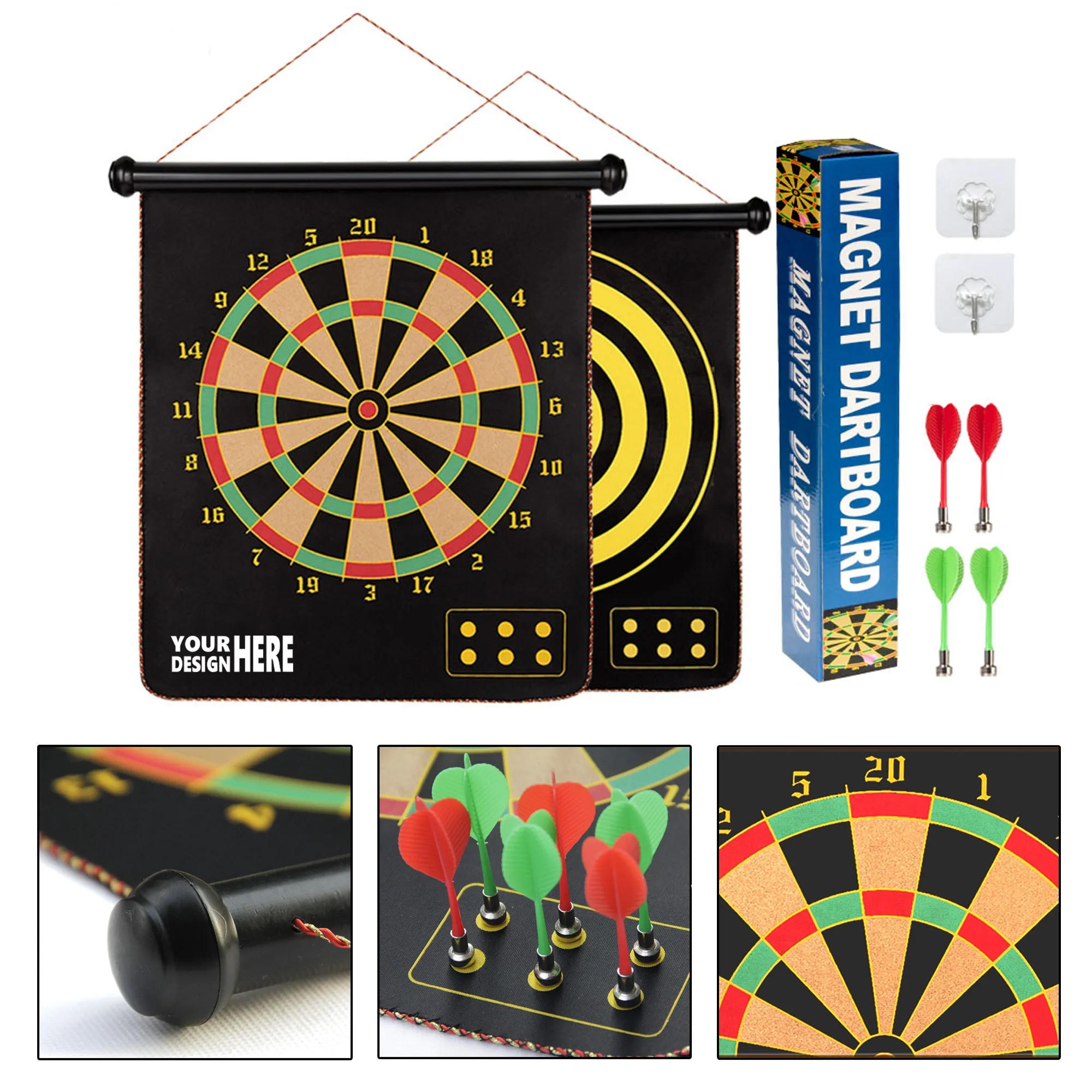 Safe Indoor Magnetic Darts Game