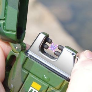 Waterproof Lighter With Dual Arc And Pop Up Lid 22