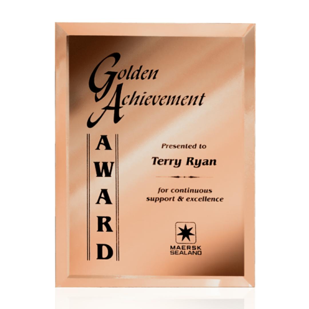Mirror Plaque - Gold 3