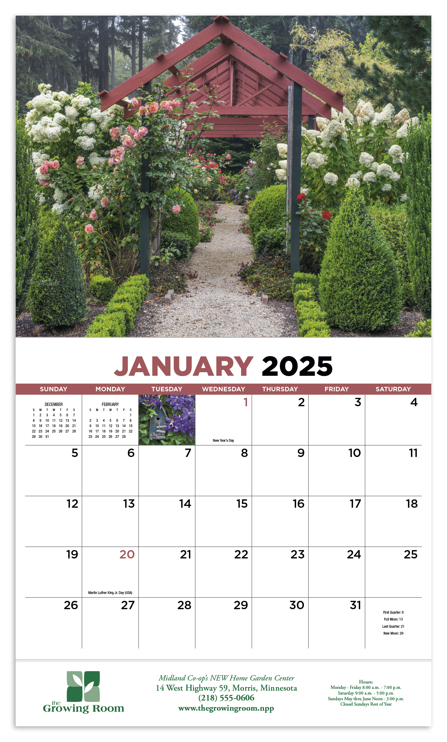HotLine® Products Gardens Appointment Calendar - Stapled 41