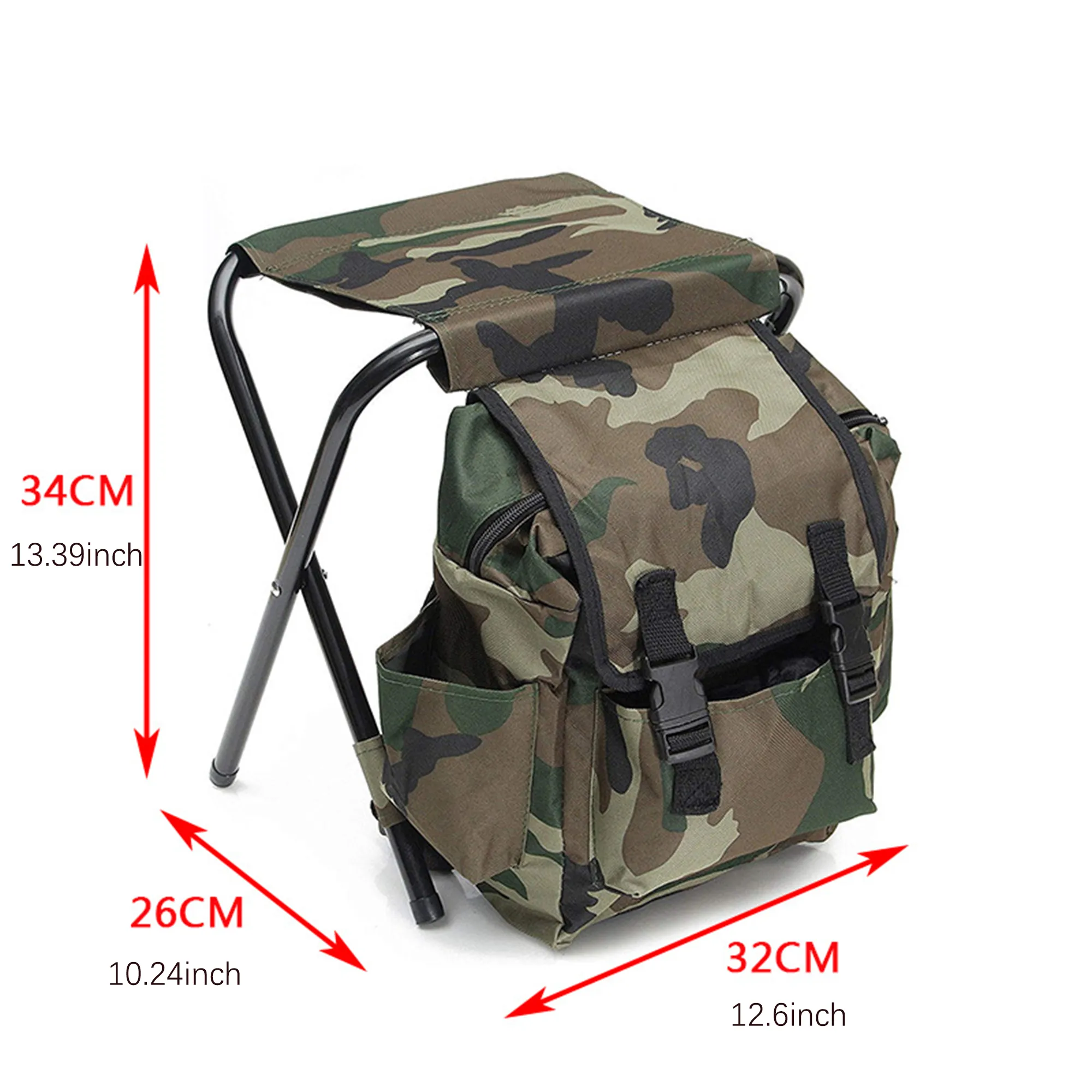 Portable Hiking Backpack Stool 2